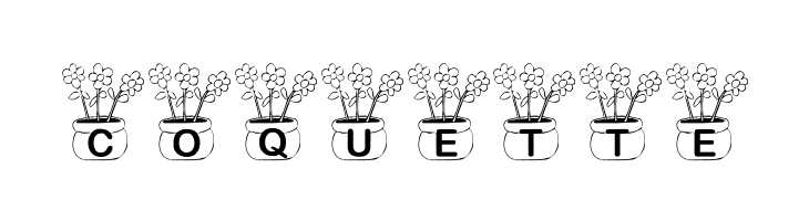 KR Three Flowers  Free Fonts Download