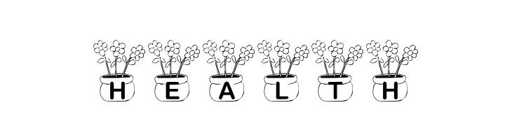 KR Three Flowers  Free Fonts Download