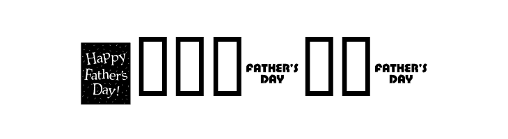 KR Father's Day Dings  Free Fonts Download