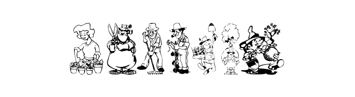 KR Summer Gardening  Free Fonts Download