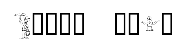 KR Silly Art People  Free Fonts Download