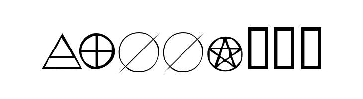 KR Wiccan Symbols  Free Fonts Download