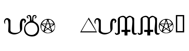 KR Wiccan Symbols  Free Fonts Download