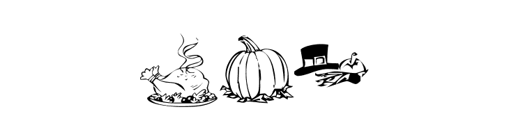 KR Thanksgiving 2002  Free Fonts Download