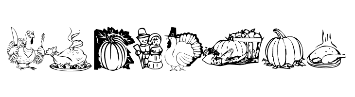 KR Thanksgiving 2002  Free Fonts Download