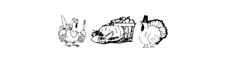 KR Thanksgiving 2002  Free Fonts Download