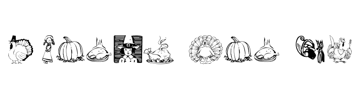 KR Thanksgiving 2002  Free Fonts Download
