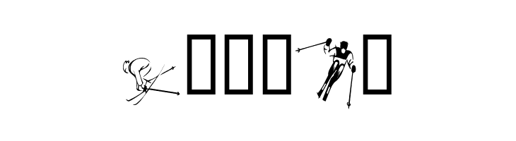 KR Ski  Free Fonts Download