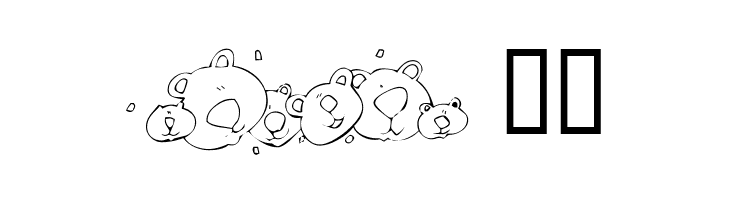 KR Scrappin Bears  Free Fonts Download