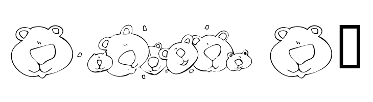 KR Scrappin Bears  Free Fonts Download