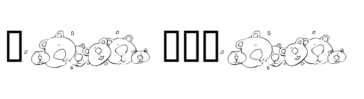 KR Scrappin Bears  Free Fonts Download
