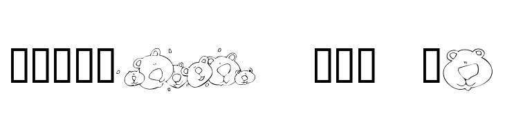 KR Scrappin Bears  Free Fonts Download