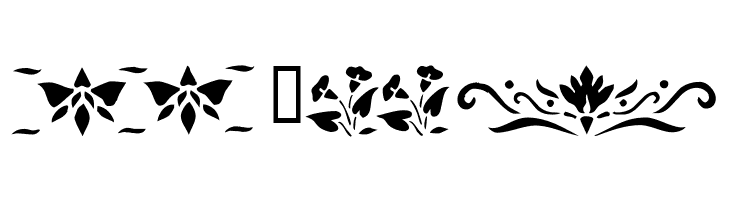 KR Fleur Flair Lines 3  Free Fonts Download