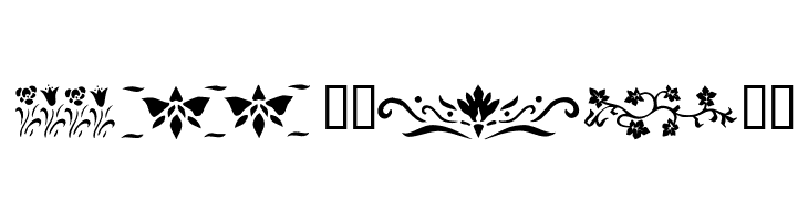 KR Fleur Flair Lines 3  Free Fonts Download
