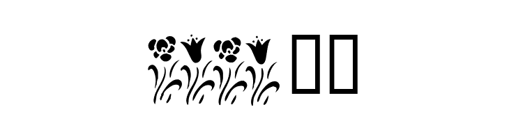 KR Fleur Flair Lines 3  Free Fonts Download