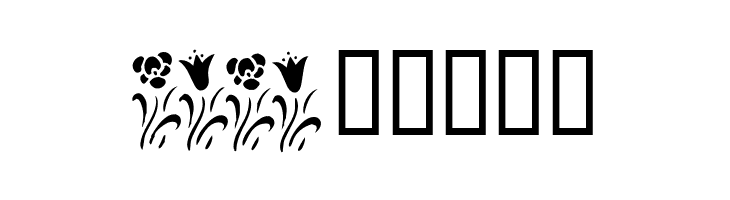 KR Fleur Flair Lines 3  Free Fonts Download