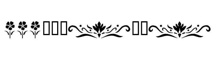 KR Fleur Flair Lines 3  Free Fonts Download