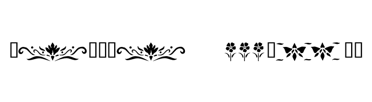 KR Fleur Flair Lines 3  Free Fonts Download