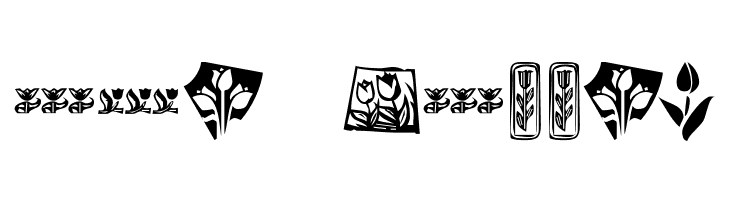 KR Tulips  Free Fonts Download