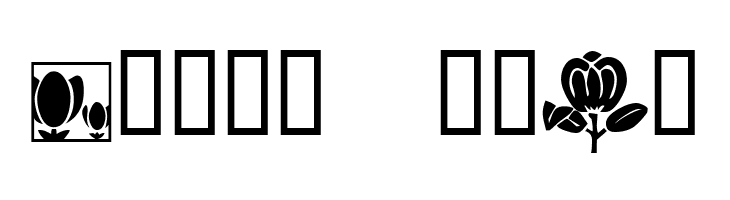 KR Tulips  Free Fonts Download
