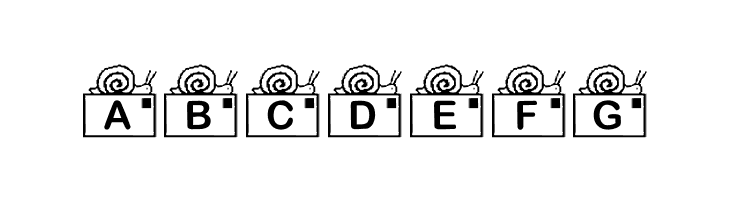 KR Snail Mail  Free Fonts Download