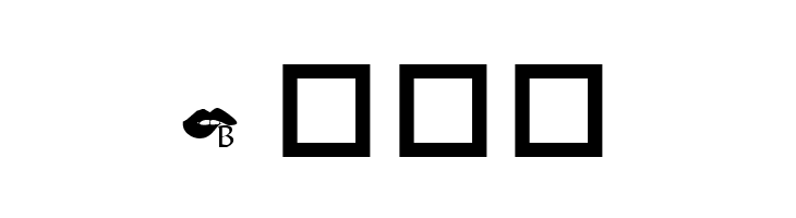 KR Bite Your Lip!  Free Fonts Download