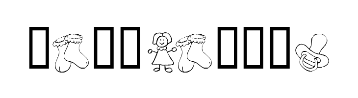 KR First Years Dings  Free Fonts Download