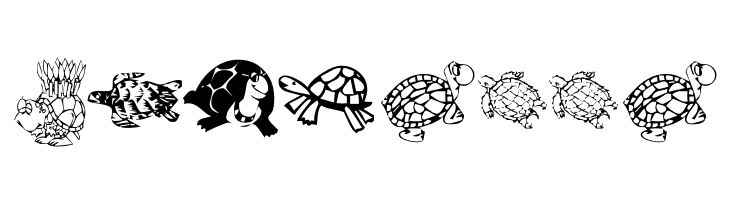 KR Turtles For Julie  Free Fonts Download