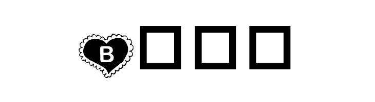 KR Valentine Heart  Free Fonts Download