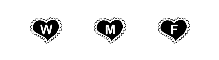 KR Valentine Heart  Free Fonts Download