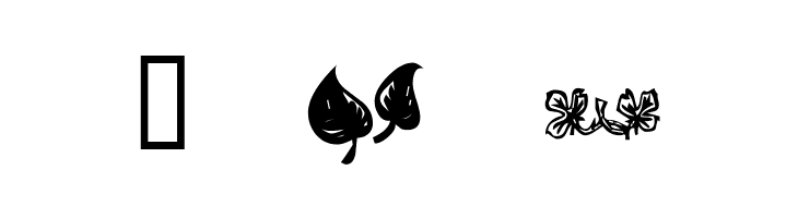 KR Leafy  Free Fonts Download