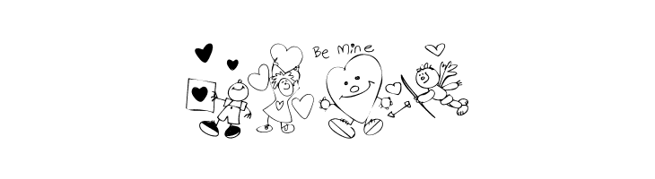 KR Valentine Kids 2006  Free Fonts Download