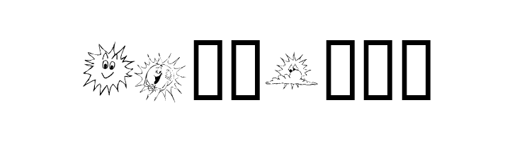 KR Sun Dings  Free Fonts Download