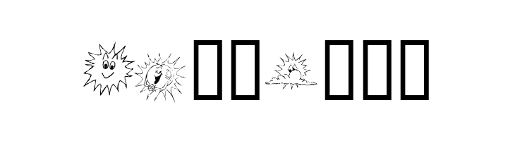 KR Sun Dings  Free Fonts Download
