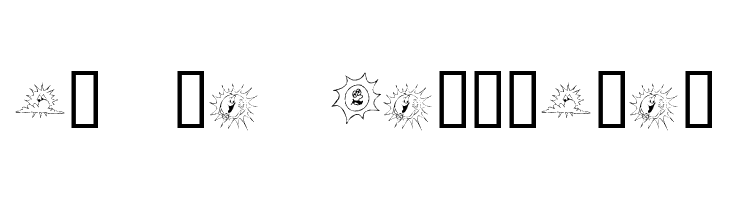 KR Sun Dings  Free Fonts Download