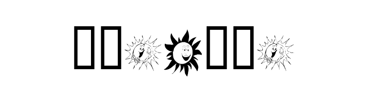 KR Sun Dings  Free Fonts Download