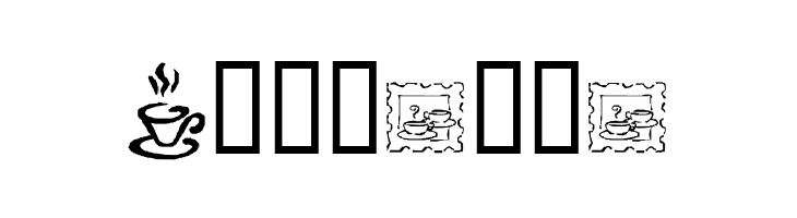 KR Teatime Dings  Free Fonts Download