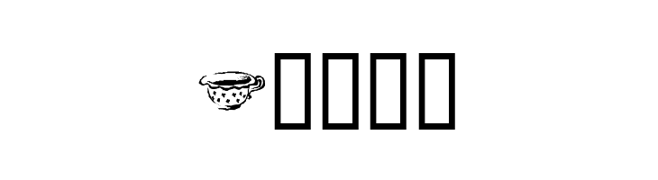 KR Teatime Dings  Free Fonts Download