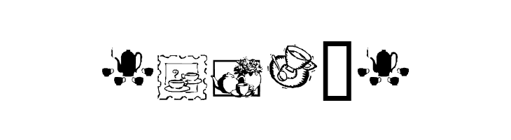 KR Teatime Dings  Free Fonts Download