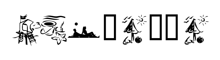 KR Summer Vacation 2002  Free Fonts Download