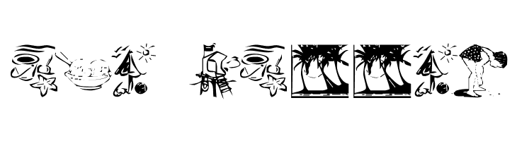 KR Summer Vacation 2002  Free Fonts Download