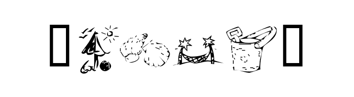 KR Summer Vacation 2002  Free Fonts Download