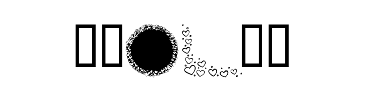 KR Hearts Galore  Free Fonts Download