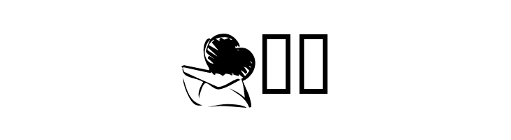 KR Hearts Along  Free Fonts Download
