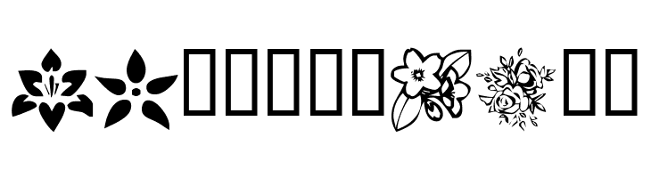 KR Blossoms 1  Free Fonts Download