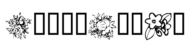 KR Blossoms 1  Free Fonts Download
