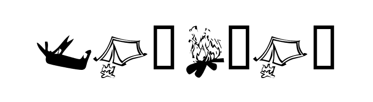 KR Camping  Free Fonts Download