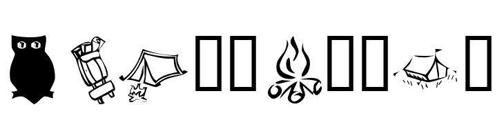 KR Camping  Free Fonts Download