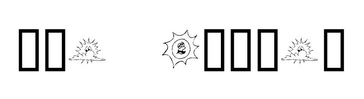 KR Sun Dings  Free Fonts Download