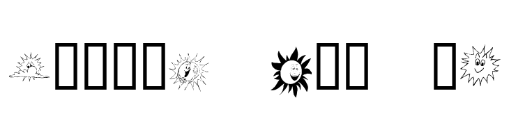 KR Sun Dings  Free Fonts Download